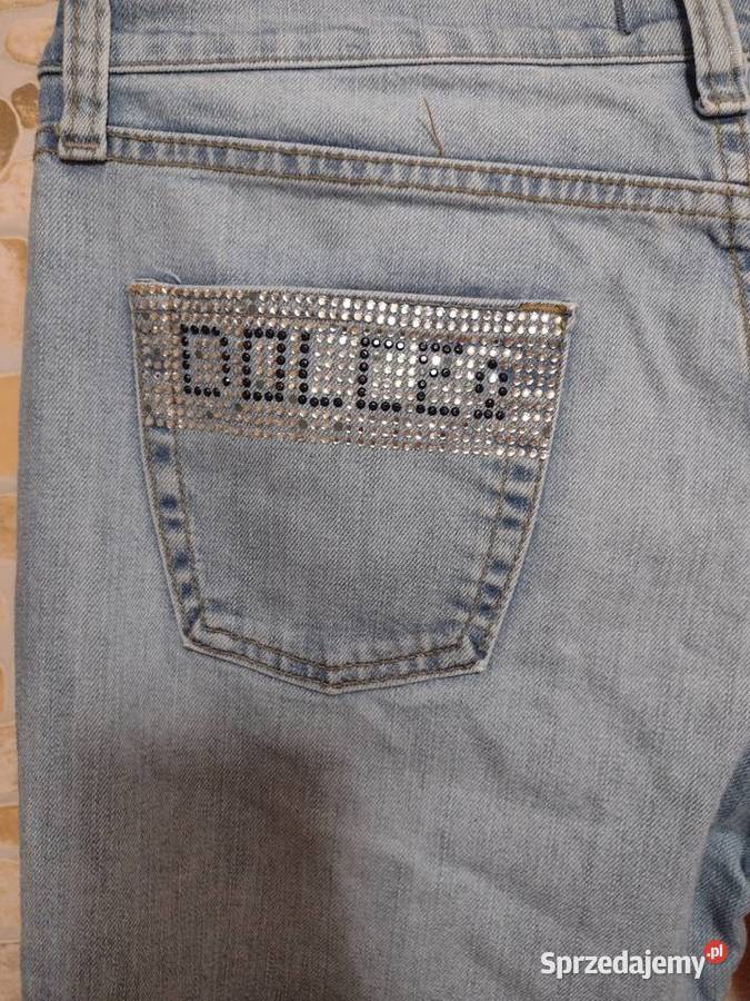 DOLCEGABBANAW34 L32Dżinsowe spodnie jeansy z małopolskie Kraków