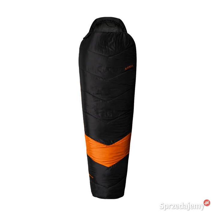 Śpiwór Alpinus CLASSIC 1050 czarnopomarańczowy Dębica