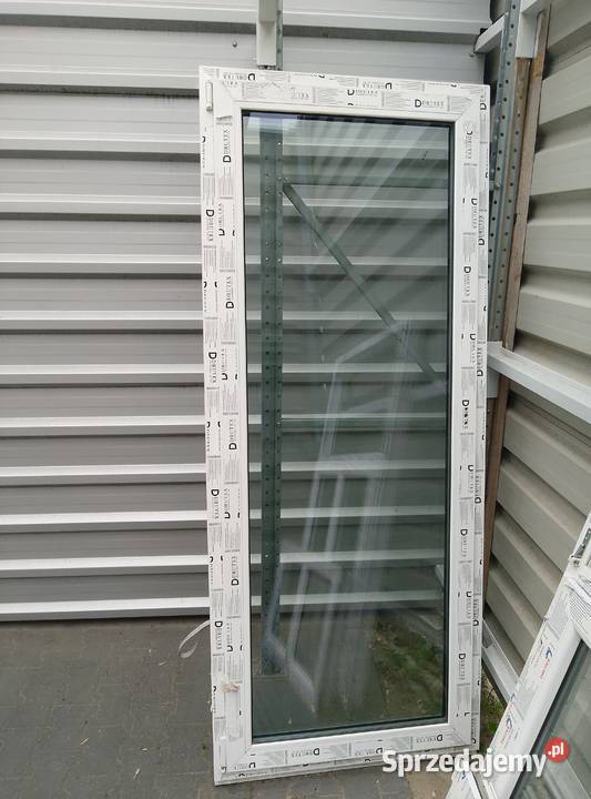 Drzwi Balkonowe PCV 87x210 2 Szybowe RU kujawsko-pomorskie Lubcz
