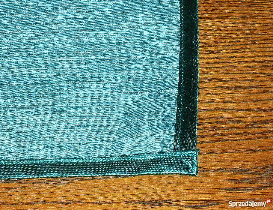 Zielona serwetka poliester satynowy 35 x 35 Gliwice