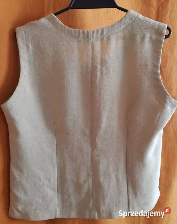 Bluzka bez rękawów prosta gładkaRozmiar L Łódź