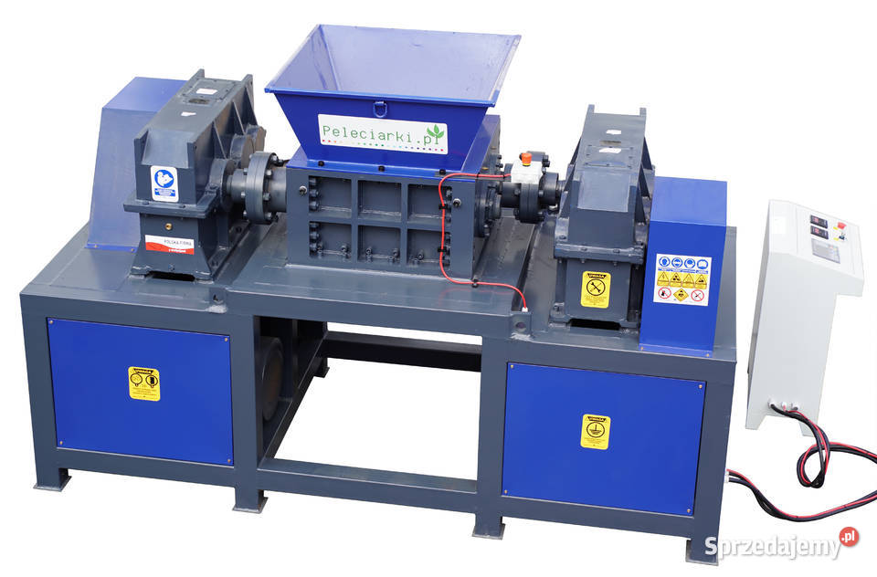 Kruszarka 30kW 2 Wały RECYKLING Drewna Płyt Częstochowa