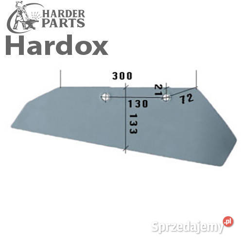 Lemiesz 300ha HARDOX 1902680P części do pługa Suwałki