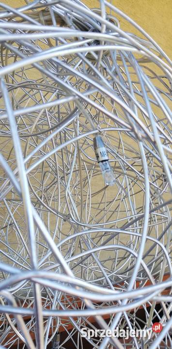 Lampa sufitowa żyrandol kula druciana pleciona Garwolin