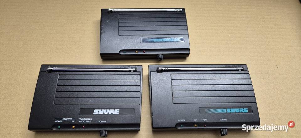 Shure Odbiorniki bezprzewodowe Konin sprzedam
