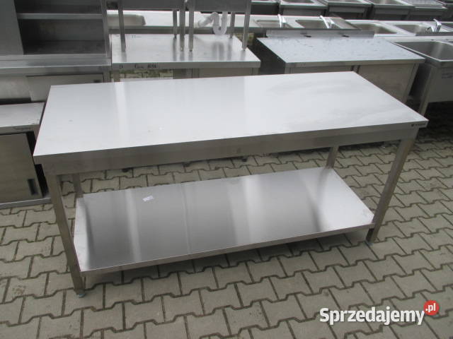 NOWY STÓŁ GASTRONOMICZNY CENTRALNY Z PÓŁKĄ Ostrów Wielkopolski