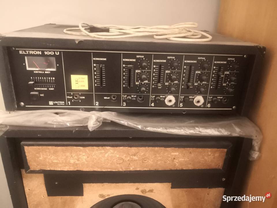 Amplimikser Unitra Eltron 100 U kolumna Chorzów sprzedam