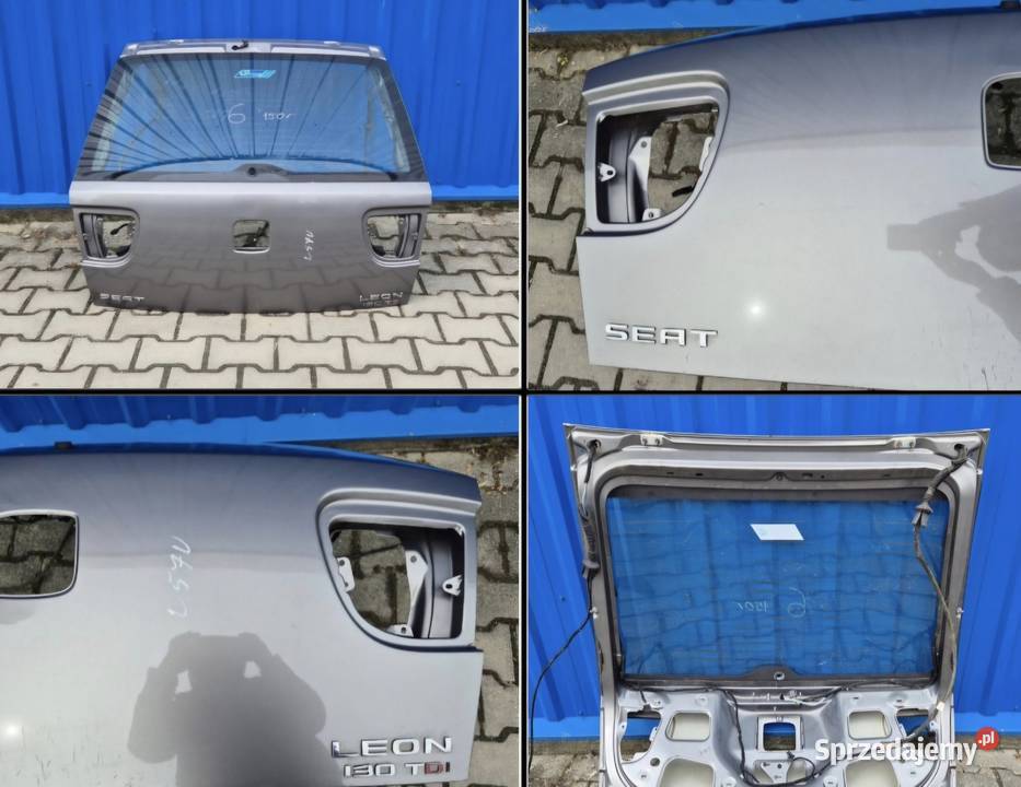 GOŁA KLAPA BAGAŻNIKA Z SZYBĄ SEAT LEON I 1 L57U Działoszyce sprzedam