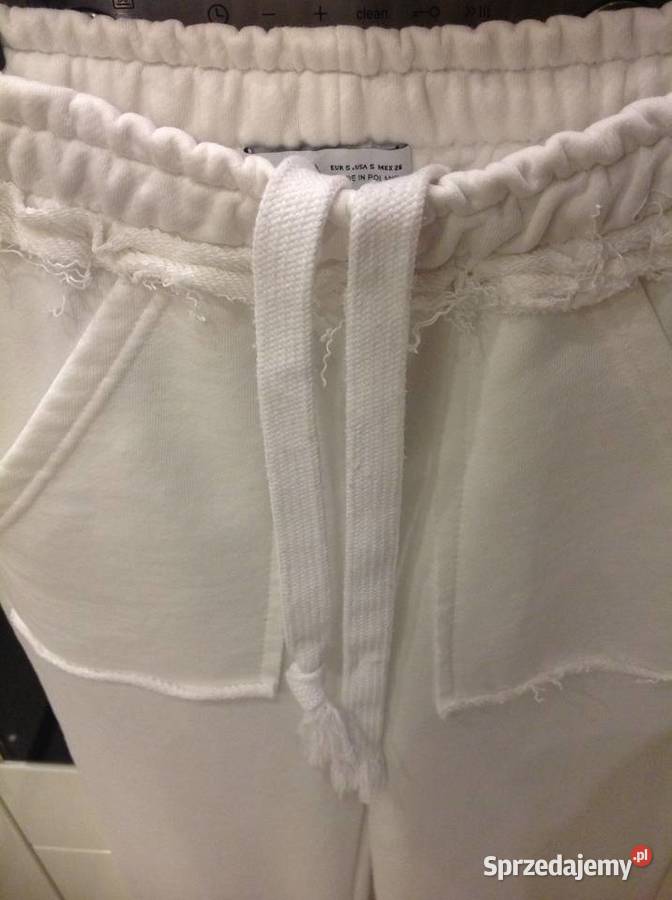 Spodnie Dresowe Damskie OLA VOGA S Białe j NOWE Nowa Sól sprzedam