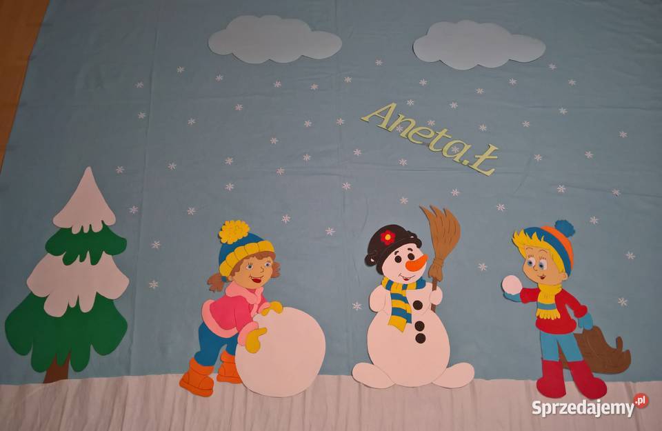 Dekoracje zimowe z brystolu 504102 444 Garwolin