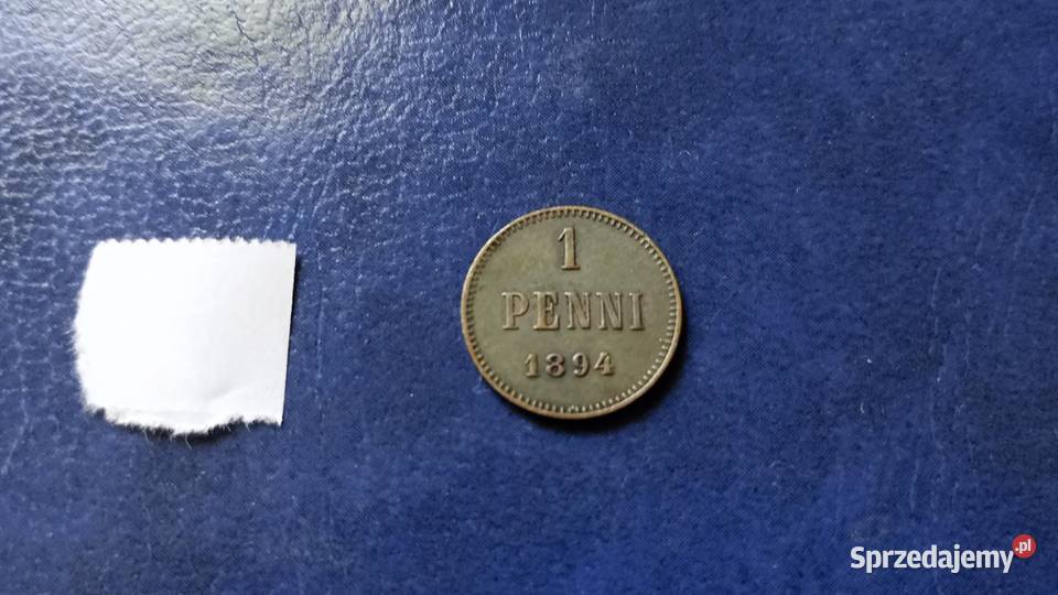 Stare monety 1 penni 1894 Finlandia podkarpackie