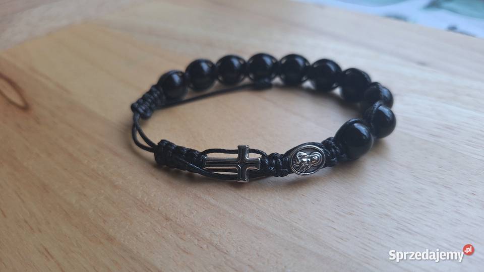 Różaniec mocna dziesiątka na rękę krzyżyk i Legionowo sprzedam