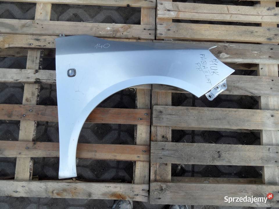 SKODA FABIA II LIFT 11r błotnik prawy przód