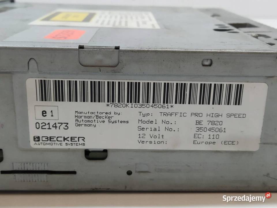 RADIO BECKER BE7820 VW Volkswagen Lupo I