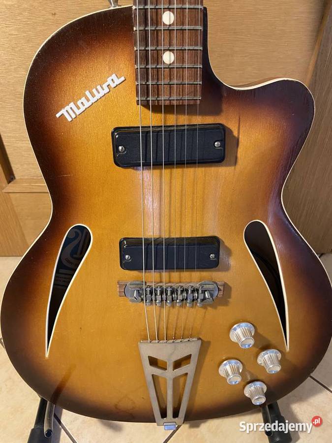 Gitara Defil Malwa lata 70 sprawna oryginalna cutaway zachodniopomorskie Niechorze sprzedam