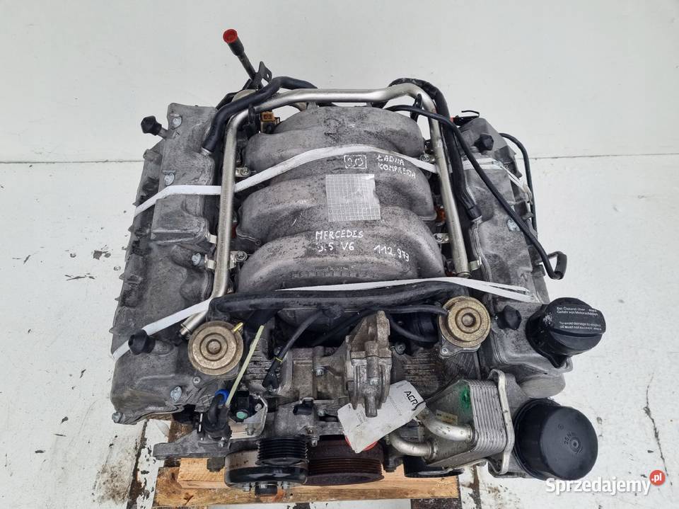 SILNIK KOMPLET Mercedes SL R230 350 37 V6 245 osobowe Janów