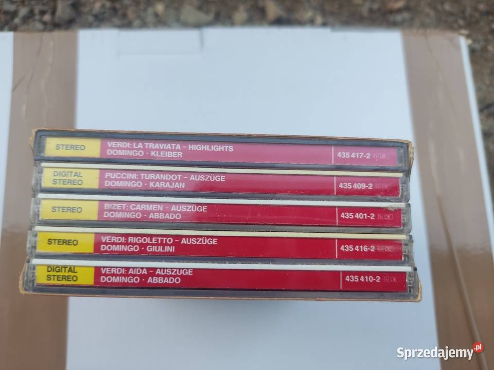 Płyty CD kolekcja 5 płyt Plcido Domingo 3 i więcej Skawina sprzedam