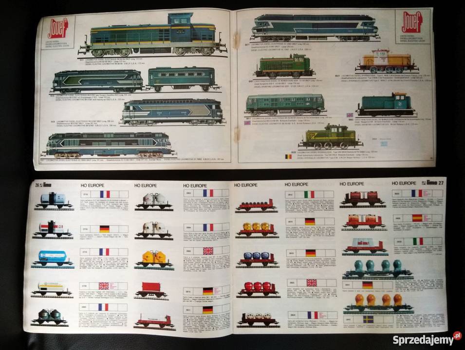 Katalog modeli kolejek Jouef i Lima Pozostałe