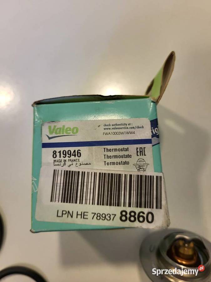 Termostat VALEO 819946 nowy VW Lancia Fiat osobowe Mikołów