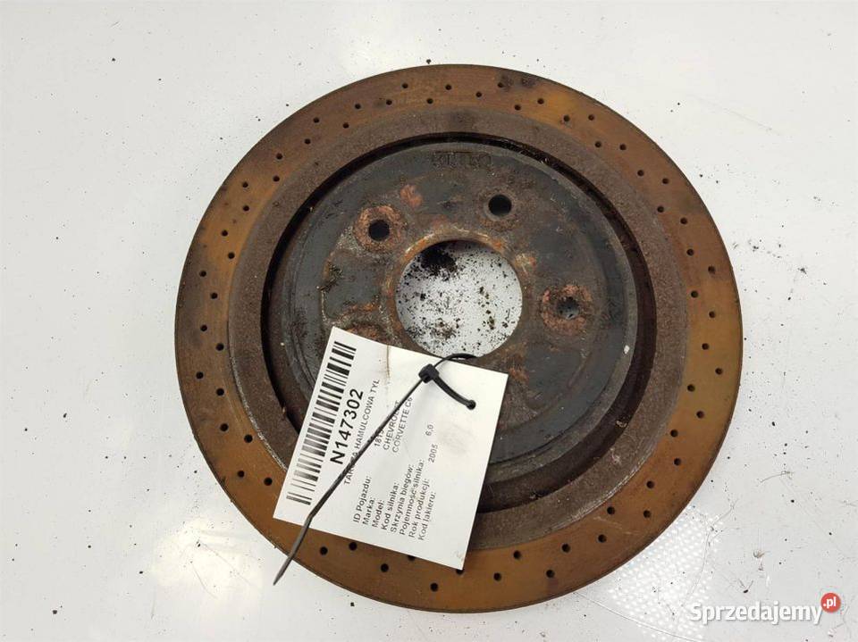 TARCZA HAMULCOWA TYŁ CHEVROLET CORVETTE C6 Lipno sprzedam