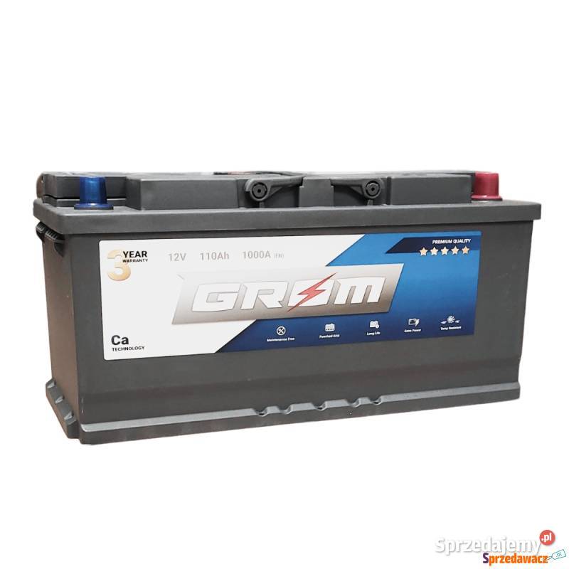 Akumulator Grom Premium 110Ah 1000A en dtr Prawy osobowe Suwałki sprzedam