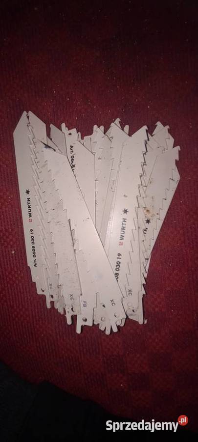 Wurth brzeszczoty do piły szablastej 72 sztuki Mszana Dolna