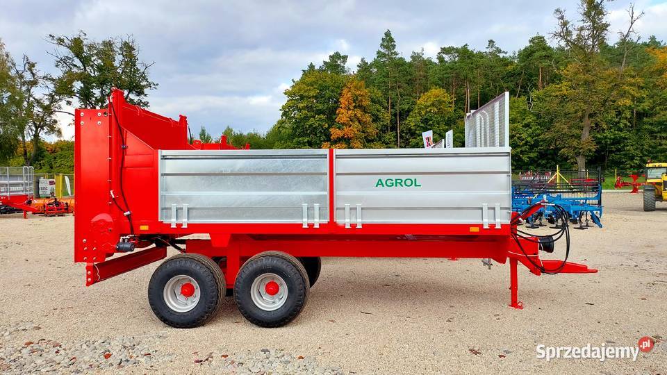 Rozrzutnik obornika ROLTRANS IGAMET 6 8 ton UNIA Pasłęk