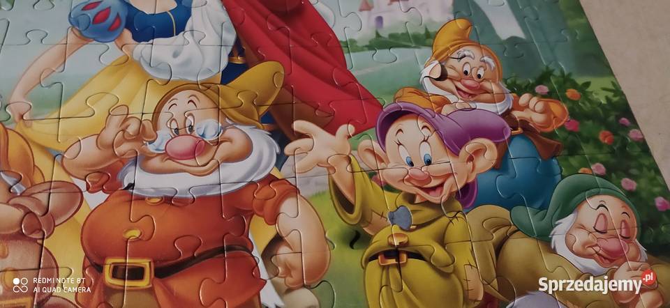 królewna śnieżka i siedmiu krasnoludków puzzle Poznań