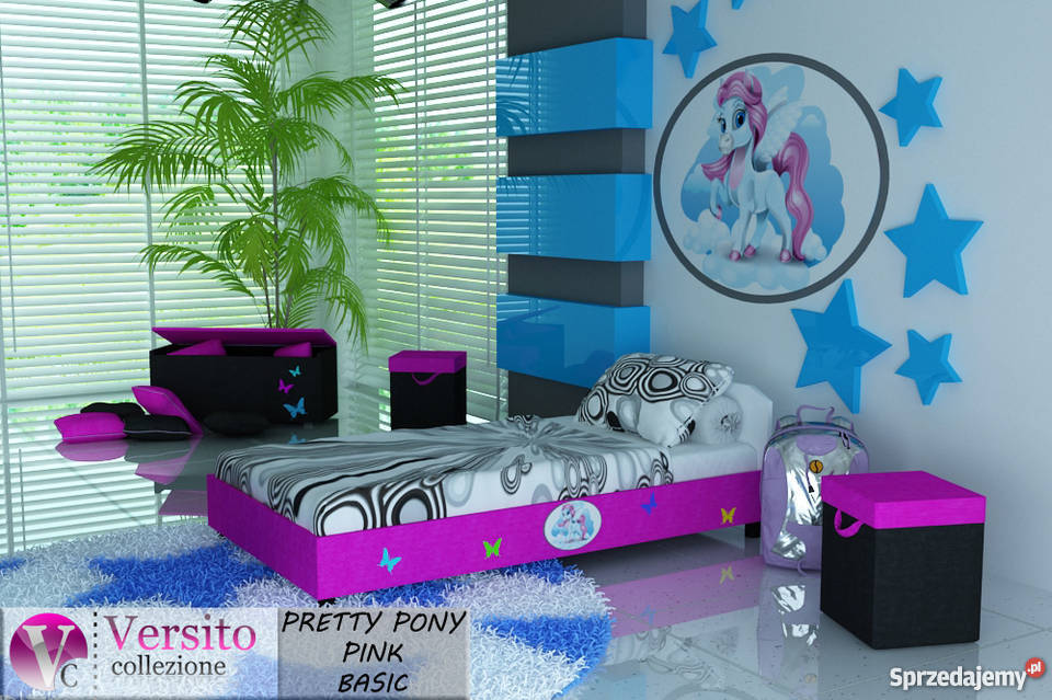 Łóżko dziecięce z materacem łózko dziecka Lubin