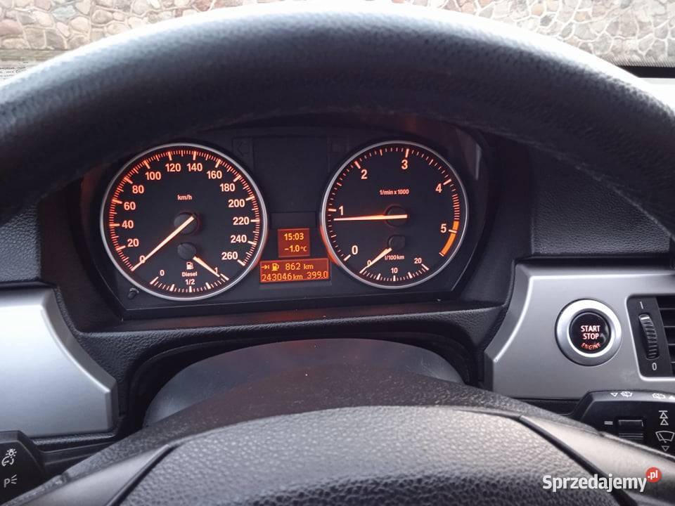 BMW 3 e91 kombi 2008r 318d 143186 243000 manualna podlaskie
