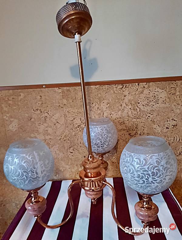 Żyrandol lampa sufitowa lata 30 40 te Ostrów Wielkopolski sprzedam
