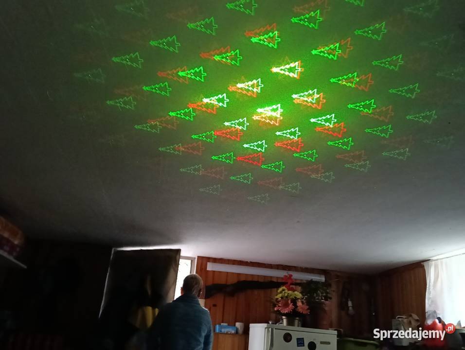 Projektor laserowy na Boże Narodzenie Drążdżewo Nowe