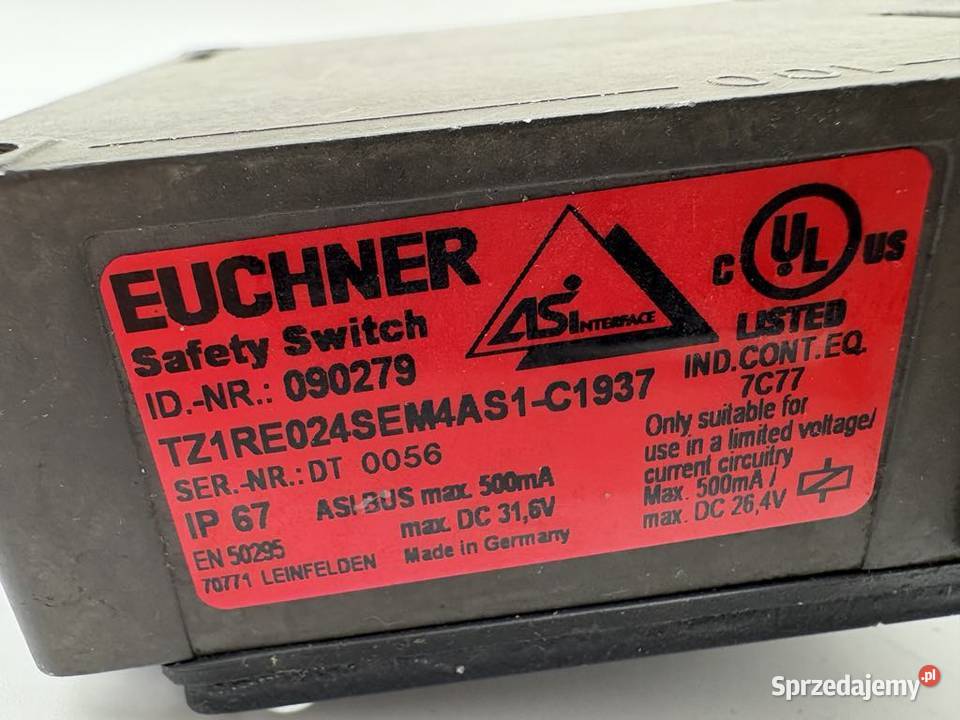 Euchner TZ1RE024SEM4AS1C1937 090279 Safety Warszawa