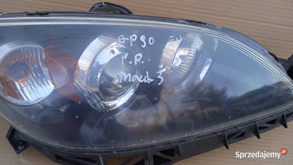 MAZDA 3 BK LAMPA PRZÓD PRAWA SOCZEWKA EU wielkopolskie