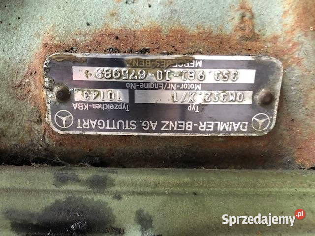 Mercedes Om 352 Blok Cylindrów Jastrzębniki