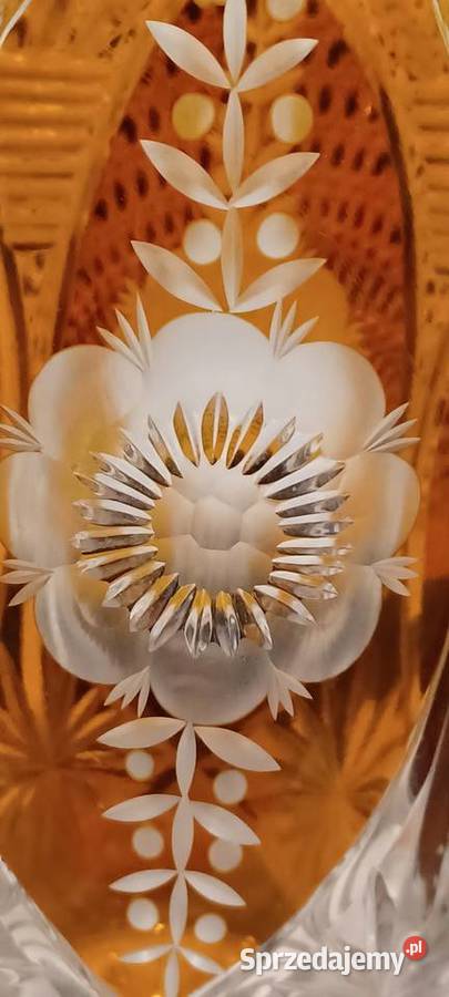 wazon kryształow ołowiowe ręcznie dmuchan cięte Wazony Poznań