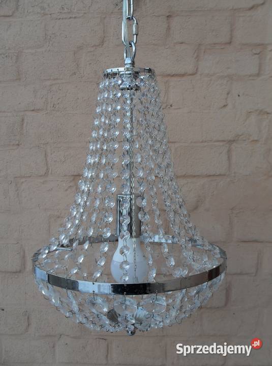 Żyrandol Kryształowy Szwecja lata 70 te Vintage sprzedam