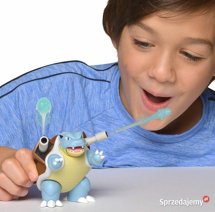 Figurka POKEMON Blastoise Turtok z Funkcją Ataku Mogilany