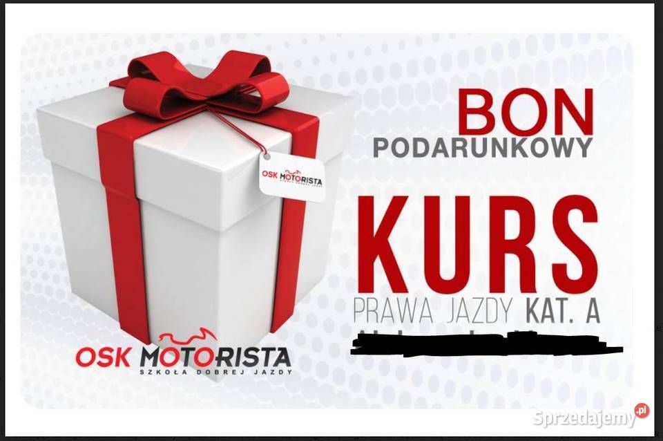 Voucher na prawo jazdy kat A w OSK Motorista Warszawa