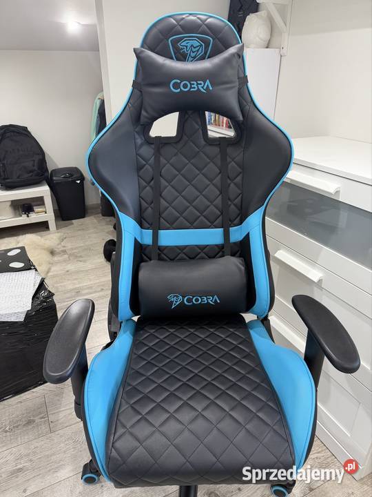 Fotel gaimingowy cobra nowy 2 lata gwarancji Bąków