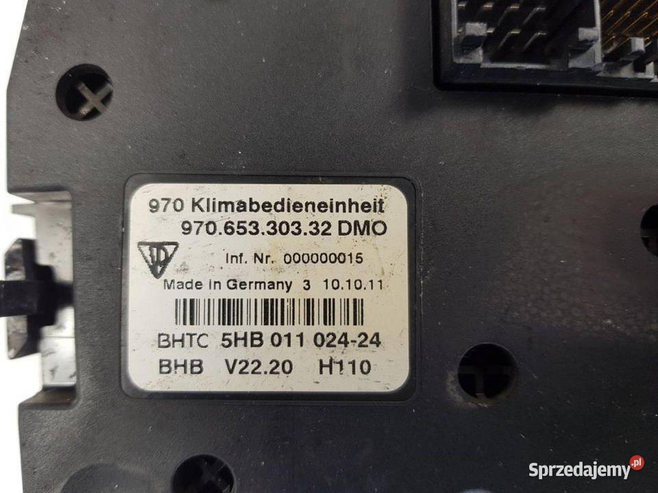 PANEL MMI PANAMERA 97065330332 97061347603 Pozostałe Lipno