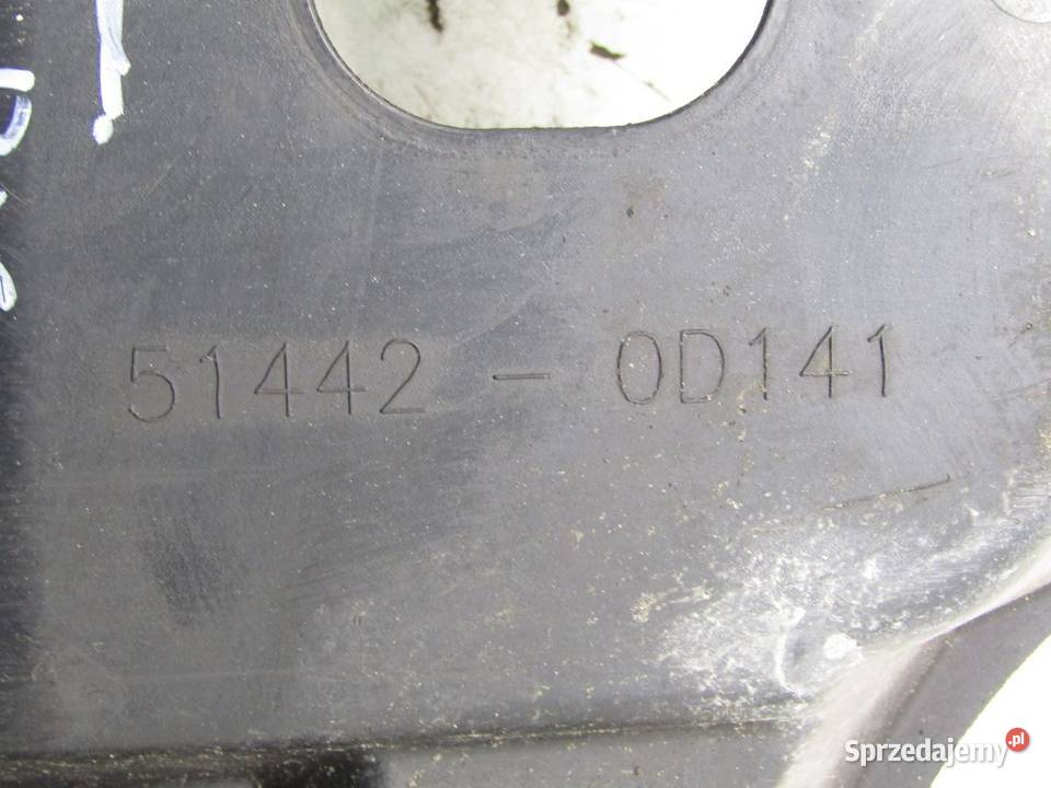 OSŁONA SILNIKA DOLNA LEWA LEWE TOYOTA YARIS III osobowe Osłony silnika