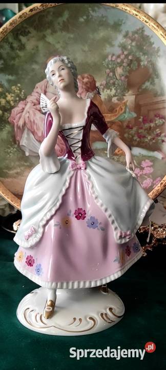 ROYAL DUX Bohemia LADY
kolekcjonerska figurka Porcelana i szkło Pabianice