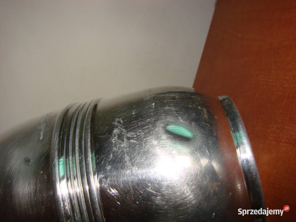 niemiecki aluminiowy dzbanek termiczny PRL Pruszcz Gdański