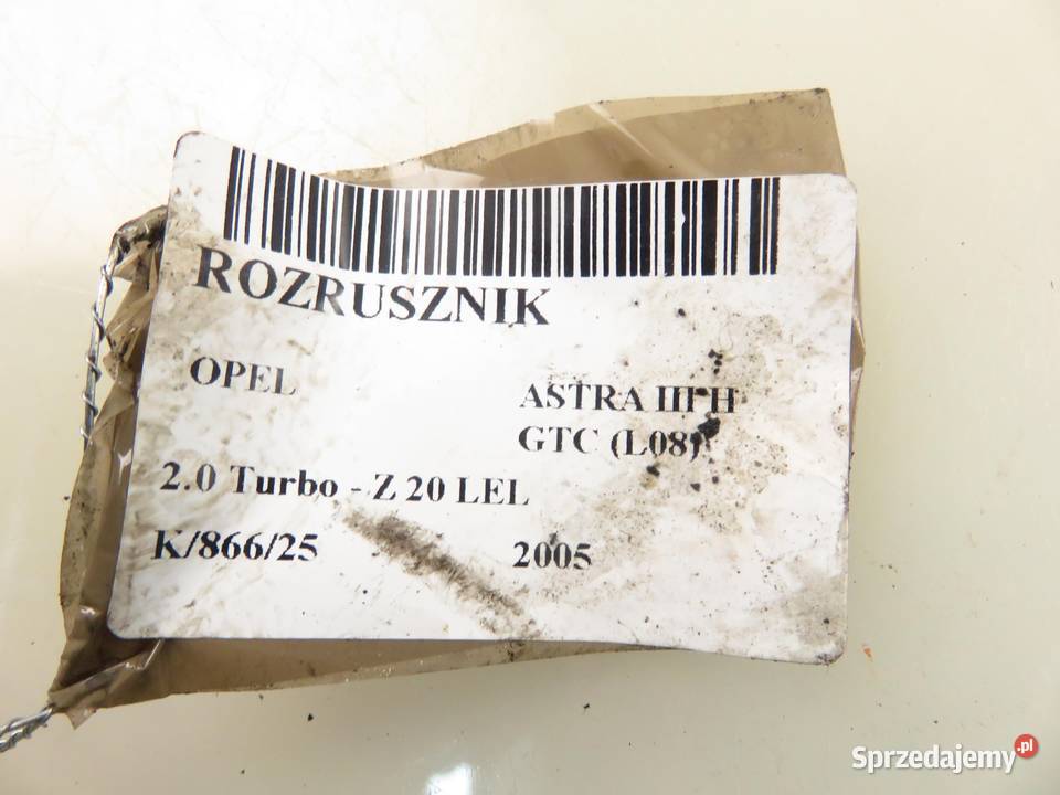 ROZRUSZNIK OPEL ASTRA III H 20 0001107101 Układ elektryczny silnika