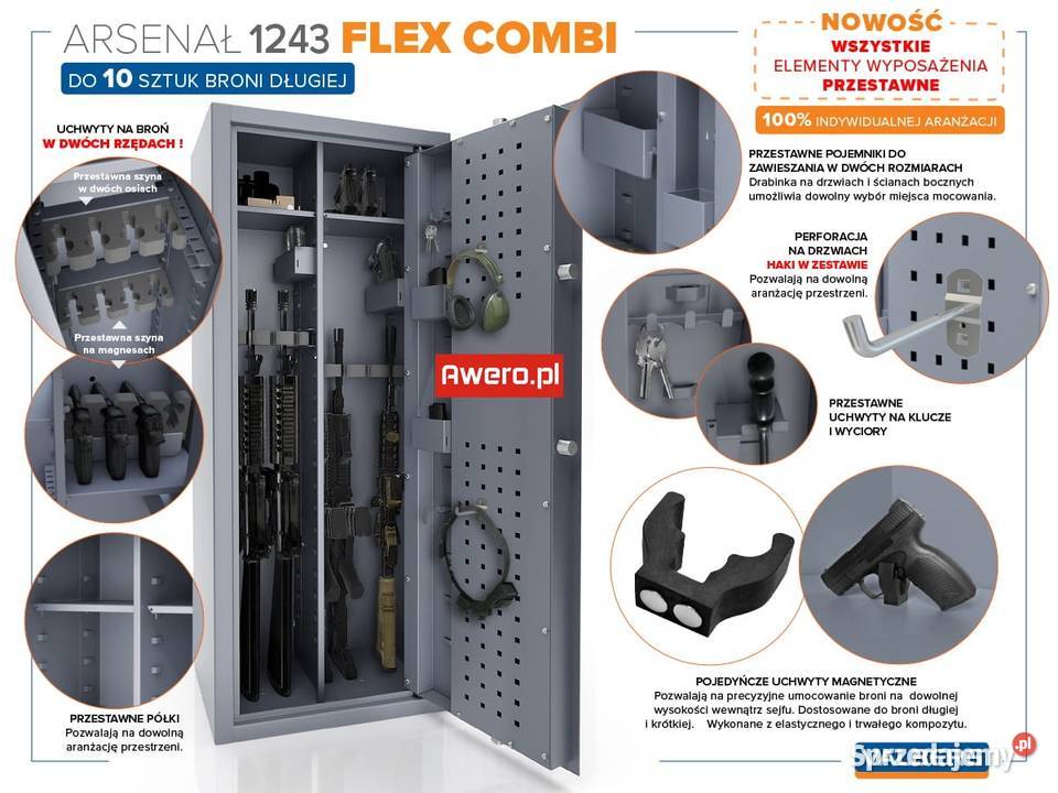 SZAFA S1 ARSENAŁ 1243 Flex Combi Valberg PRMOCJA