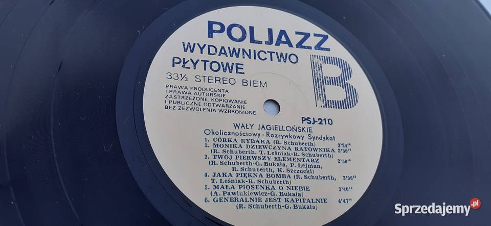 Wały Jagiellońskie Okolocznościowy Rozrywkowy płyta winylowa Tuszkowo