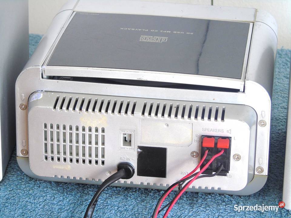 Wieża JGC CD USB mp3 kolumny sprawna DOSTAWA Jasło