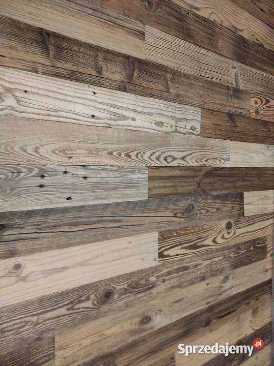 Stare drewno deski rustykalne na ścianę z Aleksandrów Łódzki