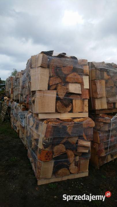 Drewno kominkowe suche buk łupana Józefów